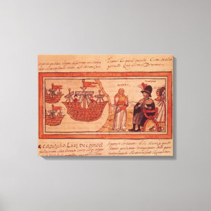 Toile La princesse indienne Malinche ou dame Marina