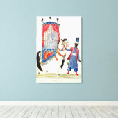 Toile La princesse turque sur le chemin de la mosquée (Insitu (Plancher de Bois))