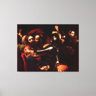 Toile La prise du Christ par Caravaggio (1602)