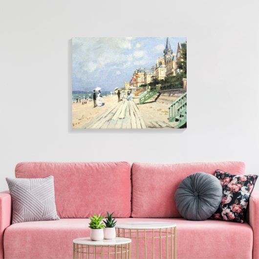 Toile La promenade à Trouville par Claude Monet (Insitu(Salon))