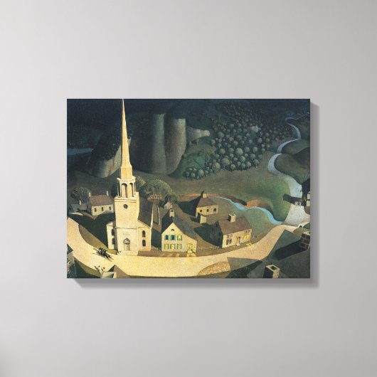 Toile La Promenade De Minuit De Paul Revere Par Grant Wo (Recto)