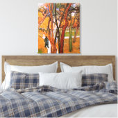 Toile La Promenade : Feuilles mortes de Vincent van Gogh (Insitu(Chambre))