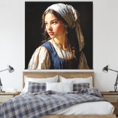 Toile "La Promesse de demain" "Anna" Une Néerlandaise (Insitu(Chambre))