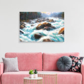 Toile La puissance écrasante du ruisseau débordait (Insitu(Salon))