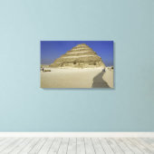 Toile La pyramide des pas à Saqqara, l'une des plus anci (Insitu (Plancher de Bois))