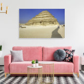 Toile La pyramide des pas à Saqqara, l'une des plus anci (Insitu(Salon))