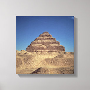 Toile La pyramide d'étape du Roi Djoser, c.2630-2611