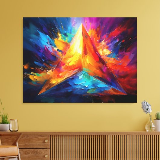 Toile La Pyramide Peinte (Insitu(Salon))