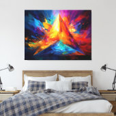 Toile La Pyramide Peinte (Insitu(Chambre))