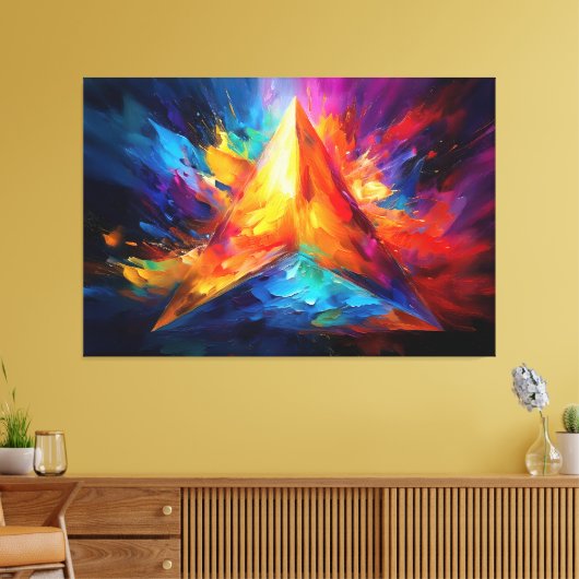 Toile La Pyramide Peinte (Insitu(Salon))