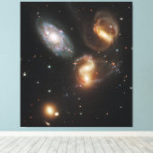 Toile La quintette de Stephan : Une épave galaxie galact (Insitu (Plancher de Bois))