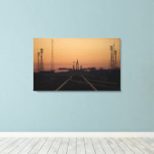 Toile La rampe de lancement Soyouz (Insitu (Plancher de Bois))