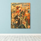 Toile La rangée d'appartements de McFadden nouvelle édit (Insitu (Plancher de Bois))