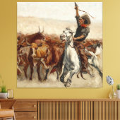 Toile La Récolte d'Art Occidental par Frederic Remington (Insitu(Salon))
