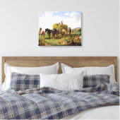 Toile La récolte de foin, 1869 (Insitu(Chambre))