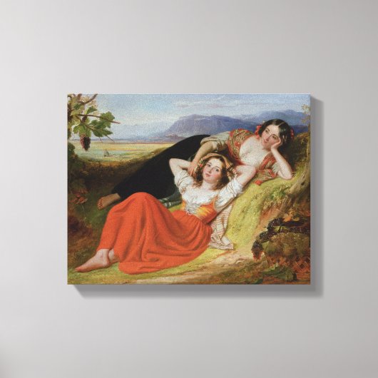 Toile La récolte de raisins (Recto)