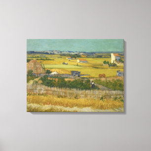 Toile La récolte par Vincent van Gogh
