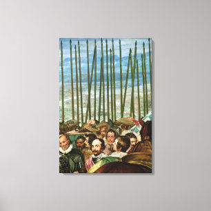 Toile La reddition de Breda, coordonnée des soldats