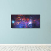 Toile La région centrale de la galaxie de la Voie Lactée (Insitu (Plancher de Bois))