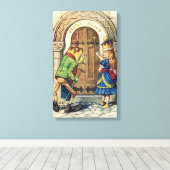 Toile La reine Alice au regard (Insitu (Plancher de Bois))