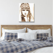 TOILE LA REINE DIHYA (Insitu(Chambre))