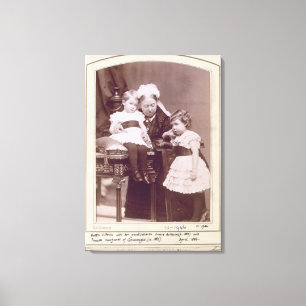 Toile La Reine Victoria (1819-1901) avec ses