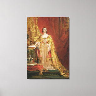 Toile La reine Victoria (1819-1901) prend le couronnemen