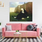 Toile La religieuse dans le Jardin du Cloître, 1869 (Insitu(Salon))