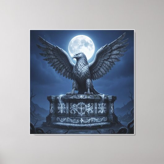 Toile La relique lunaire argentée (Recto)