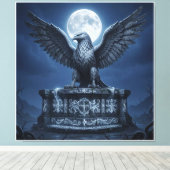 Toile La relique lunaire argentée (Insitu (Plancher de Bois))