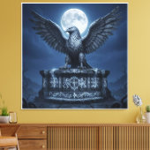 Toile La relique lunaire argentée (Insitu(Salon))