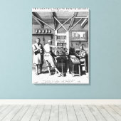 Toile La reliure de Laurens Janszoon Koster (Insitu (Plancher de Bois))