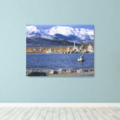 TOILE LA RÉSERVE NATURELLE DE MONO LAKE TUFA, (Insitu (Plancher de Bois))