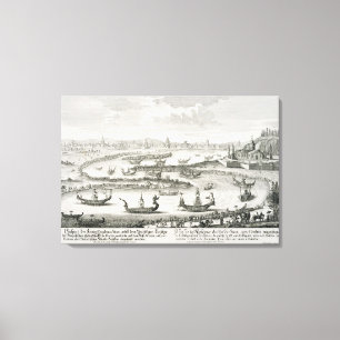 Toile La Résidence du Roi de Siam, de 'Entwurf einer