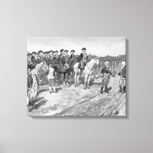 Toile La restitution de Cornwallis à Yorktown (Recto)