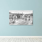 Toile La restitution de Cornwallis à Yorktown (Insitu (Plancher de Bois))