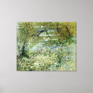 Toile La rive de la rivière Vincent van Gogh au printemp