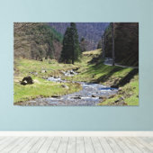 Toile La rivière Steaza près de Sibiu (Insitu (Plancher de Bois))
