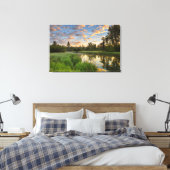 Toile La rivière Whitefish avec de beaux nuages au lever (Insitu(Chambre))