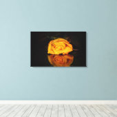 Toile La Rose jaune (Insitu (Plancher de Bois))