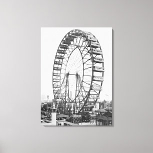 Toile La roue de ferris au Colombien du monde