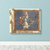 Toile La Roue de la Fortune, d'Ovide Moralize (Insitu (Plancher de Bois))