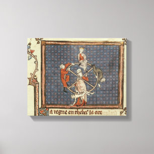 Toile La Roue de la Fortune, d'Ovide Moralize