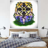 Toile La Roue des Échos de la Nature (Insitu(Chambre))