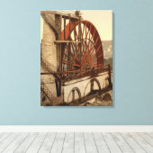 Toile La Roue, Laxey, Île de Man, Angleterre (Insitu (Plancher de Bois))