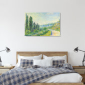 Toile La route de Vétheuil (par Claude Monet) (Insitu(Chambre))