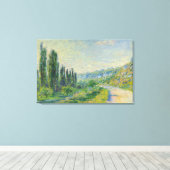 Toile La route de Vétheuil (par Claude Monet) (Insitu (Plancher de Bois))