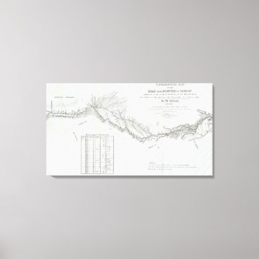 Toile La route du Missouri à l'Oregon (Recto)