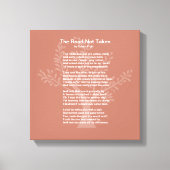 Toile La Route Non Prise, (Recto)