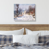 Toile La route vers Giverny, hiver, 1885 (Insitu(Chambre))
